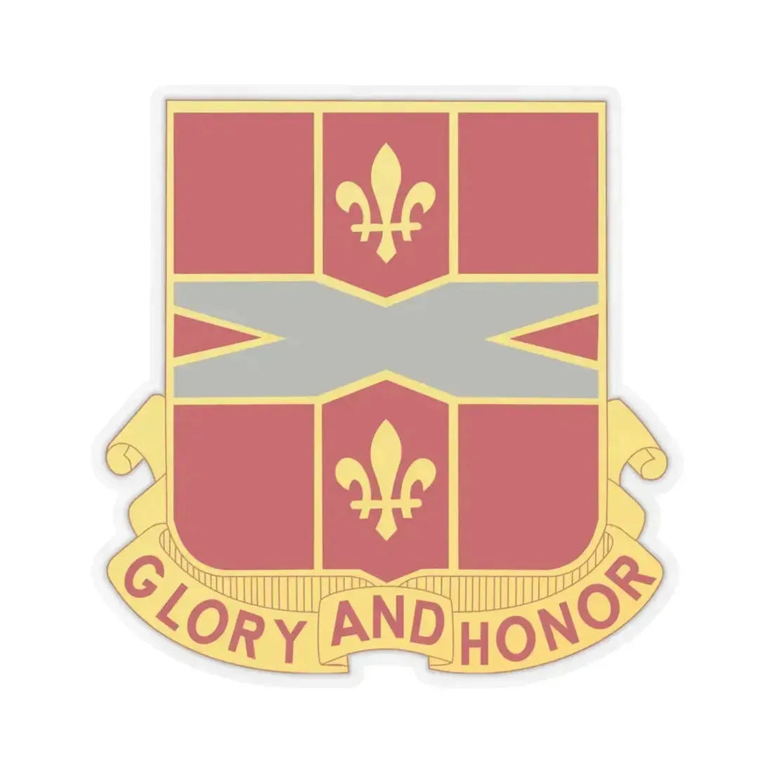 111th Air Defense Artillery Regiment (U.S. Army) STICKER Vinyl Kiss-Cut Decal 4 Inch Transparent - The Sticker Space