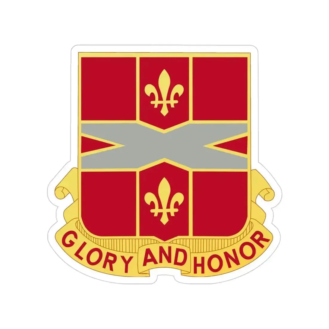 111th Air Defense Artillery Regiment (U.S. Army) Transparent STICKER Die-Cut Vinyl Decal 4 Inch - The Sticker Space