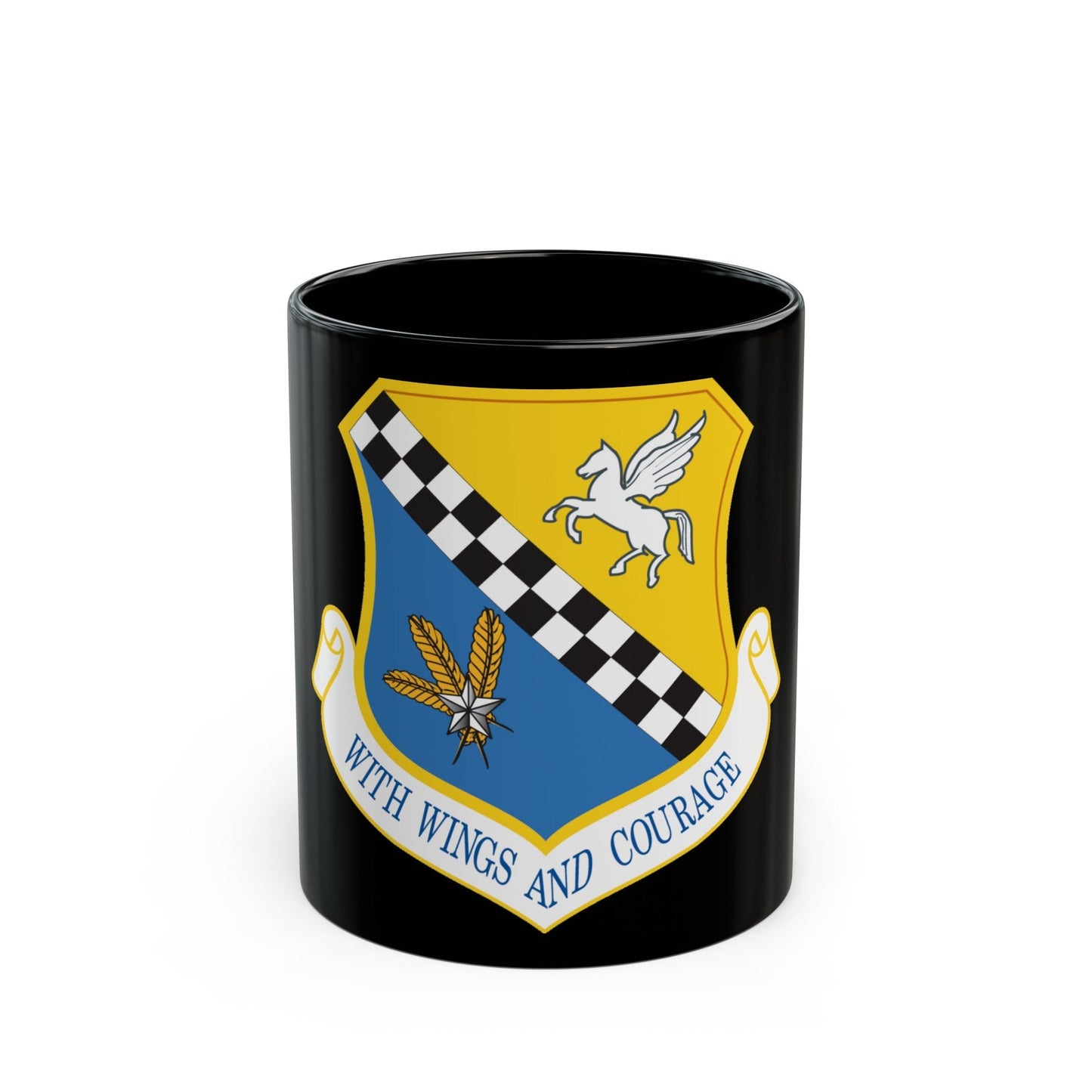 111th Attack Wing (U.S. Air Force) Black Coffee Mug-11oz-The Sticker Space