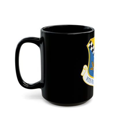 111th Attack Wing (U.S. Air Force) Black Coffee Mug-The Sticker Space