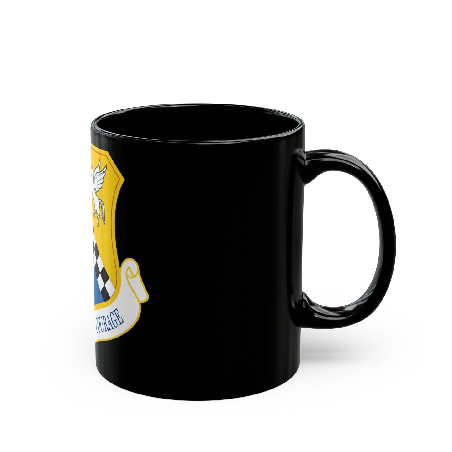 111th Attack Wing (U.S. Air Force) Black Coffee Mug-The Sticker Space