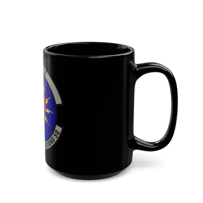 111th Communications Squadron (U.S. Air Force) Black Coffee Mug-The Sticker Space