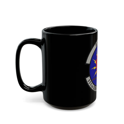 111th Communications Squadron (U.S. Air Force) Black Coffee Mug-The Sticker Space