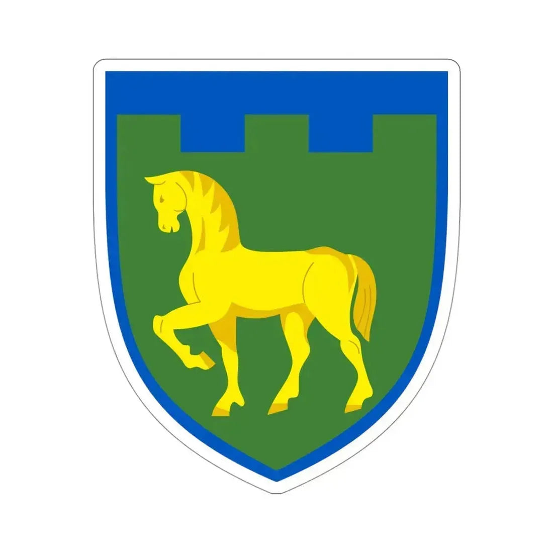 111th Detached Territorial Defense Brigade (Ukraine) STICKER Vinyl Die-Cut Decal 4 Inch - The Sticker Space