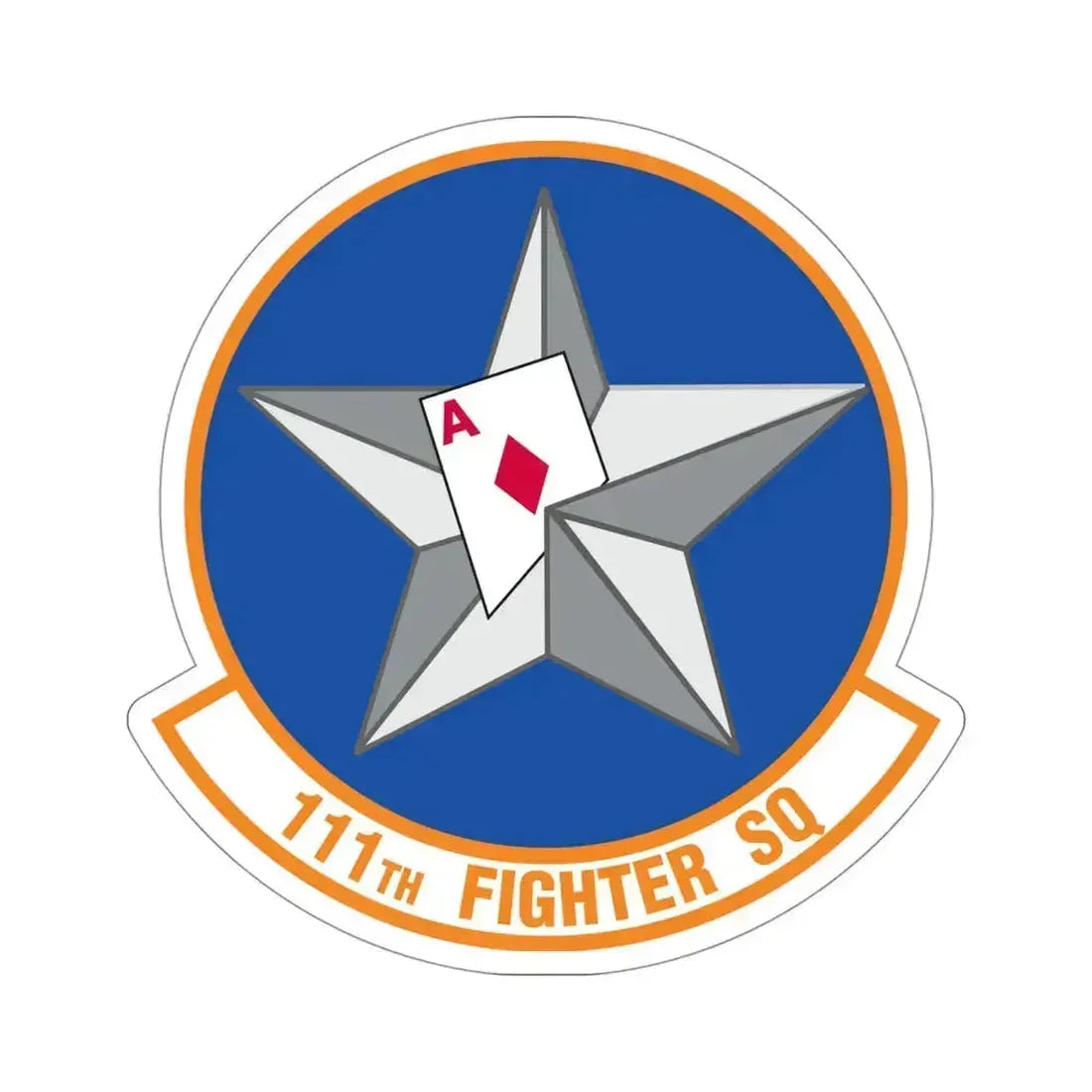 111th Fighter Squadron (U.S. Air Force) STICKER Vinyl Die-Cut Decal 4 Inch - The Sticker Space