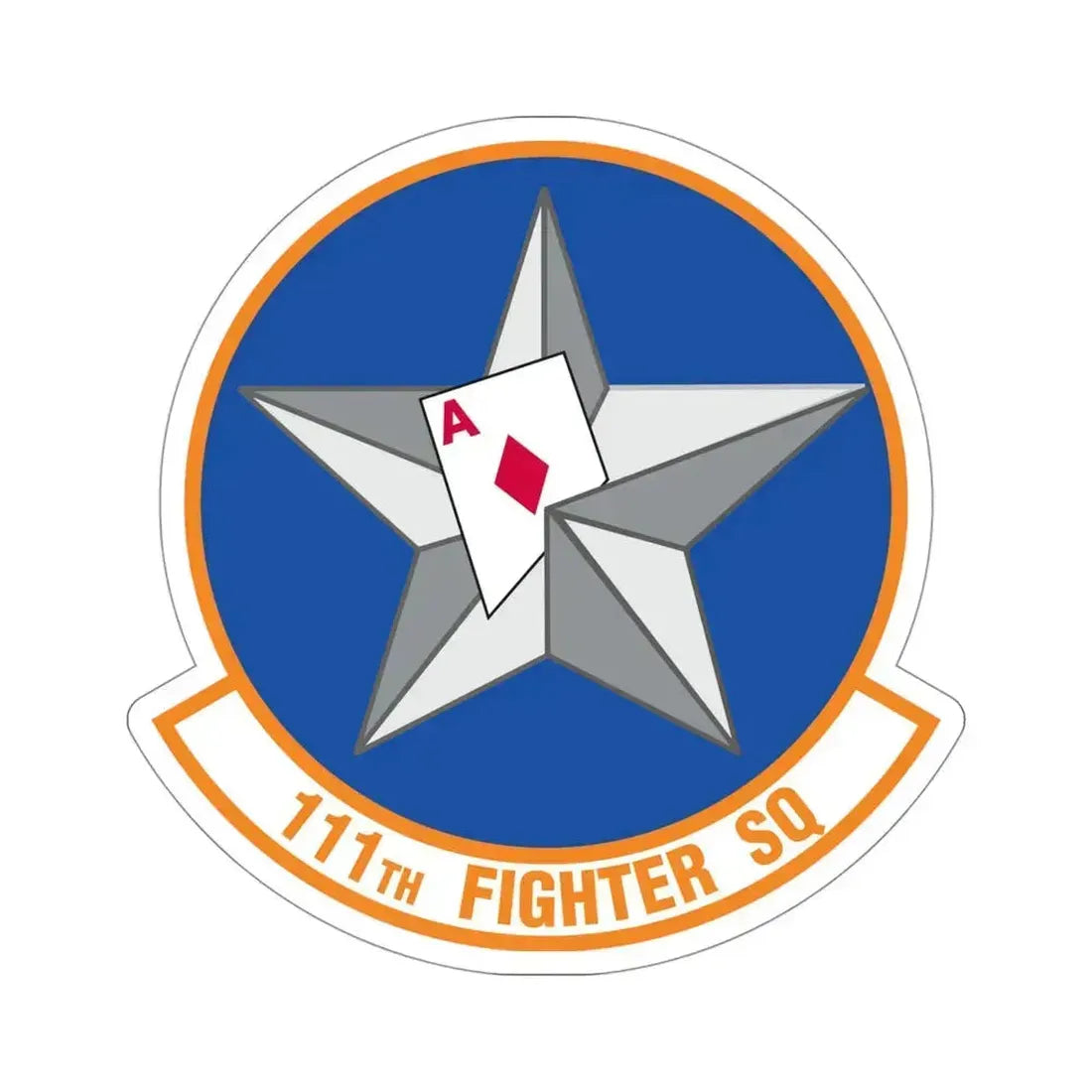 111th Fighter Squadron (U.S. Air Force) STICKER Vinyl Die-Cut Decal 4 Inch - The Sticker Space