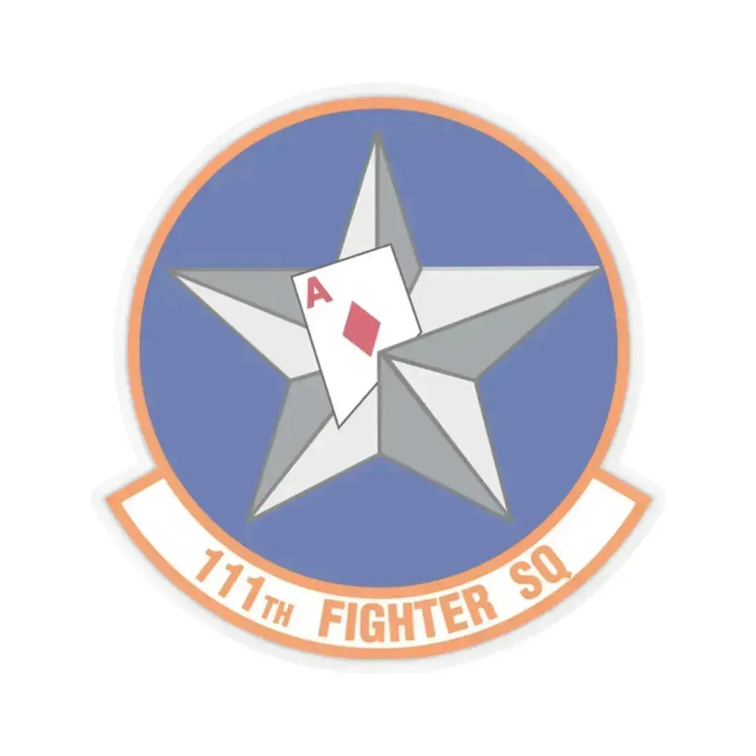 111th Fighter Squadron (U.S. Air Force) STICKER Vinyl Kiss-Cut Decal 2 Inch Transparent - The Sticker Space