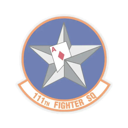 111th Fighter Squadron (U.S. Air Force) STICKER Vinyl Kiss-Cut Decal 2 Inch Transparent - The Sticker Space