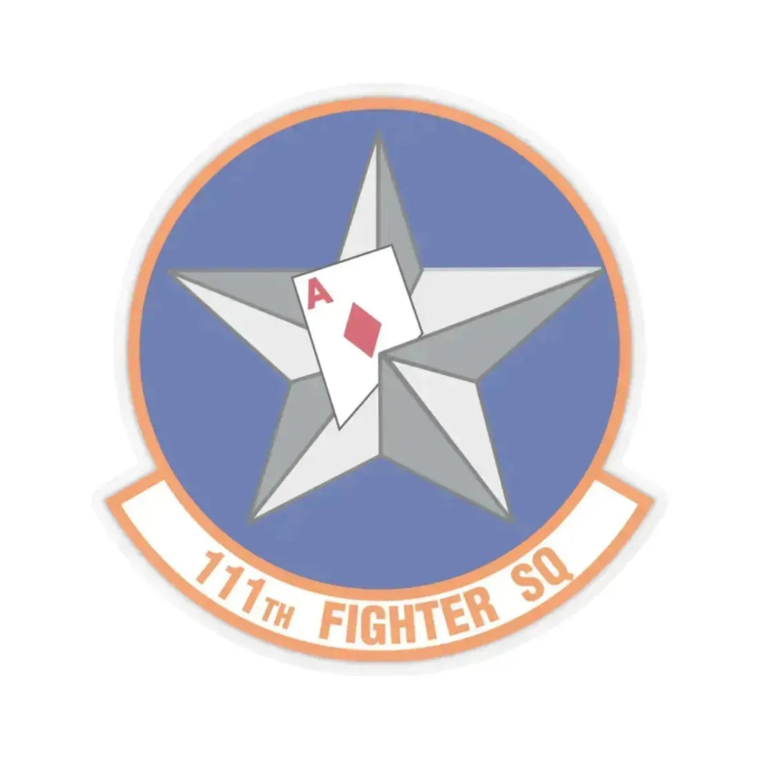 111th Fighter Squadron (U.S. Air Force) STICKER Vinyl Kiss-Cut Decal 3 Inch Transparent - The Sticker Space