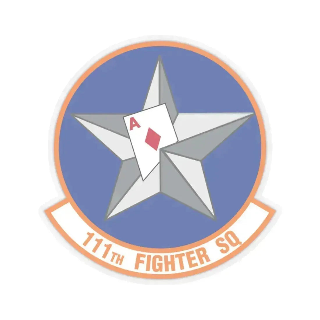111th Fighter Squadron (U.S. Air Force) STICKER Vinyl Kiss-Cut Decal 6 Inch Transparent - The Sticker Space