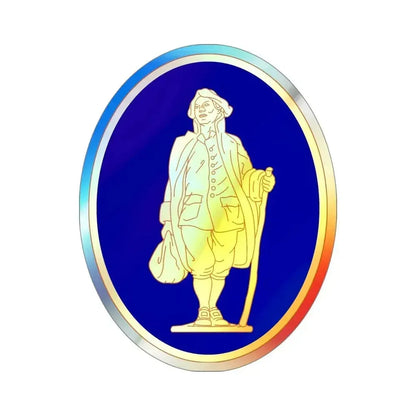 111th Infantry Regiment (U.S. Army) Holographic STICKER Die-Cut Vinyl Decal 4 Inch Holographic - The Sticker Space