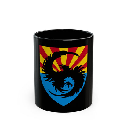 111th Military Intelligence Brigade (U.S. Army) Black Coffee Mug-11oz-The Sticker Space