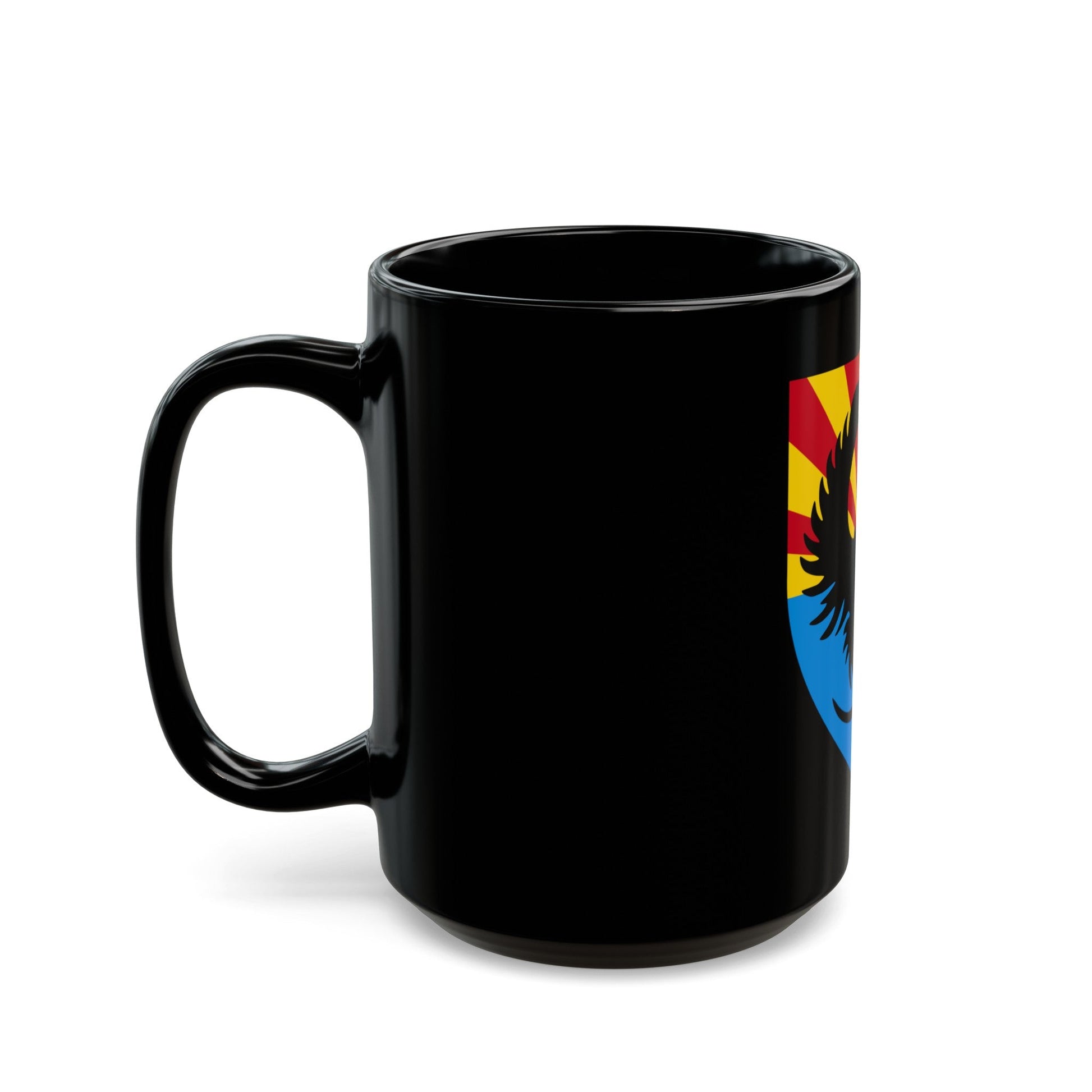 111th Military Intelligence Brigade (U.S. Army) Black Coffee Mug-The Sticker Space