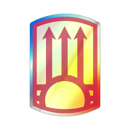 111th Sustainment Brigade (U.S. Army) Holographic STICKER Die-Cut Vinyl Decal 6 Inch Holographic - The Sticker Space