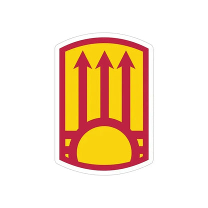 111th Sustainment Brigade (U.S. Army) REVERSE PRINT Transparent Die-Cut STICKER 6 Inch Die-Cut Transparent - The Sticker Space