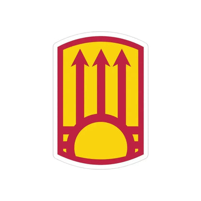 111th Sustainment Brigade (U.S. Army) REVERSE PRINT Transparent Die-Cut STICKER - The Sticker Space