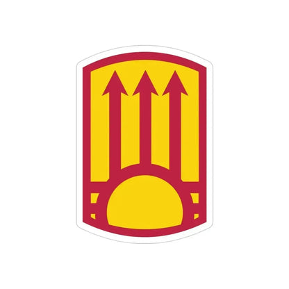 111th Sustainment Brigade (U.S. Army) REVERSE PRINT Transparent Die-Cut STICKER - The Sticker Space