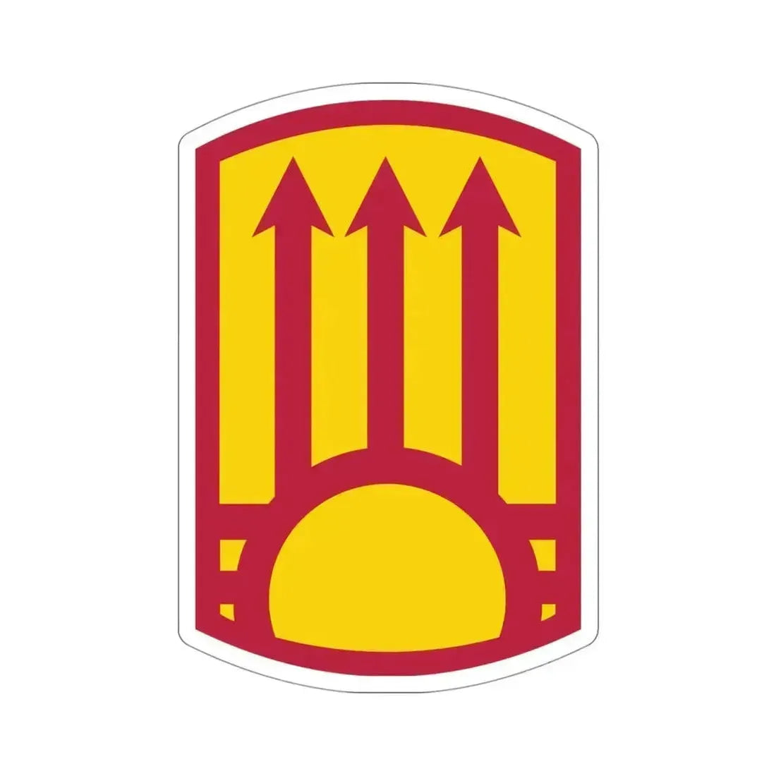 111th Sustainment Brigade (U.S. Army) STICKER Vinyl Die-Cut Decal 4 Inch - The Sticker Space
