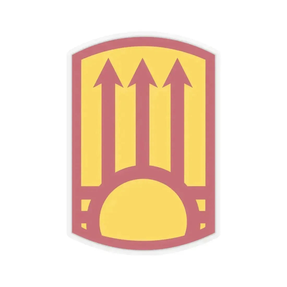 111th Sustainment Brigade (U.S. Army) STICKER Vinyl Kiss-Cut Decal 4 Inch Transparent - The Sticker Space