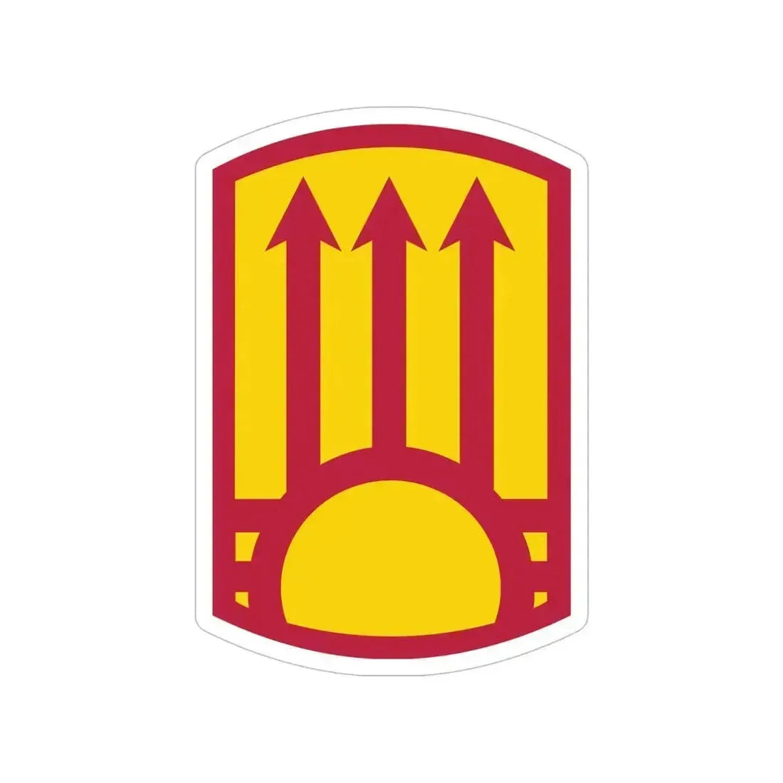 111th Sustainment Brigade (U.S. Army) Transparent STICKER Die-Cut Vinyl Decal 6 Inch - The Sticker Space