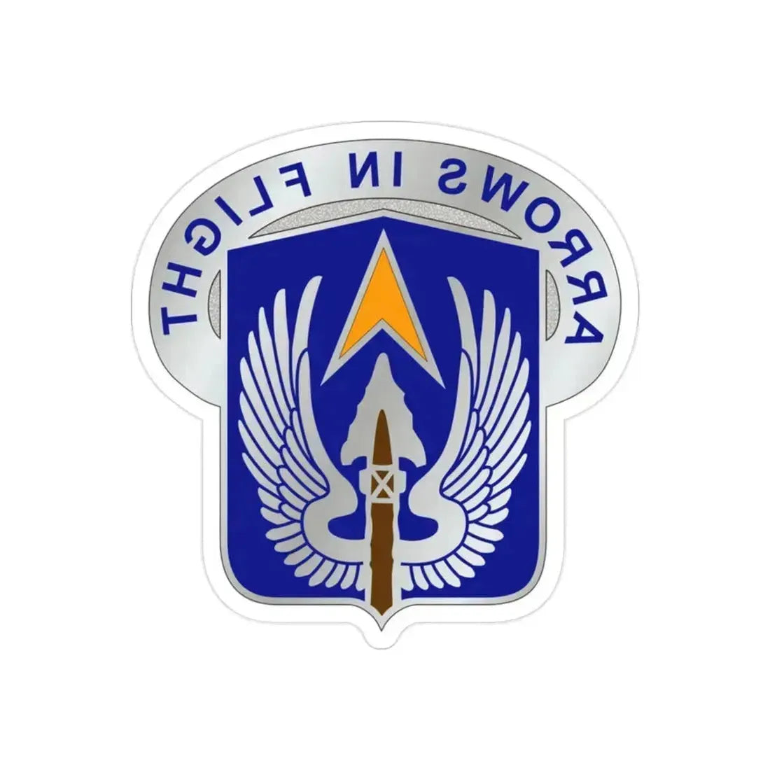 112 Aviation Regiment (U.S. Army) REVERSE PRINT Transparent Die-Cut STICKER 2 Inch Die-Cut Transparent - The Sticker Space