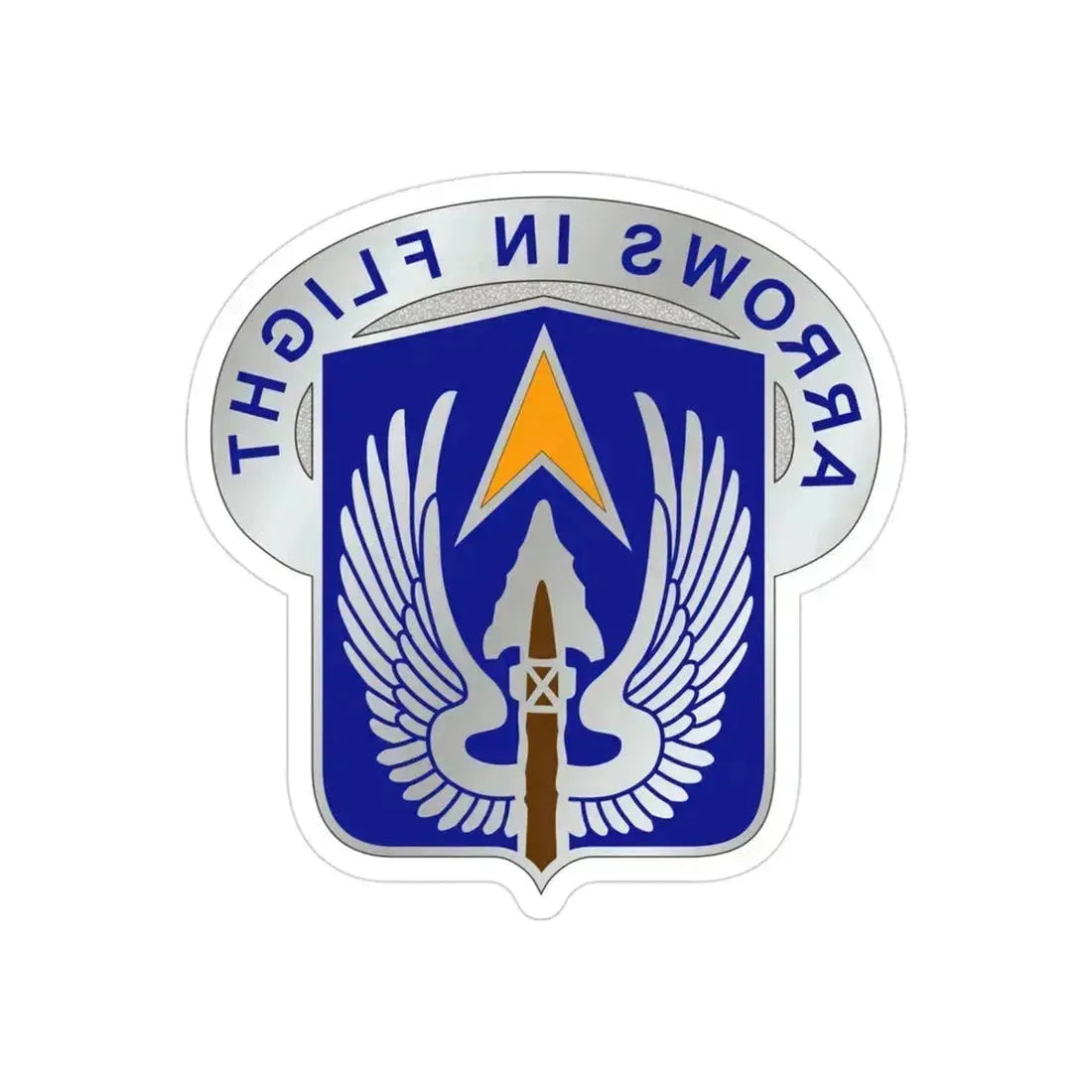 112 Aviation Regiment (U.S. Army) REVERSE PRINT Transparent Die-Cut STICKER 3 Inch Die-Cut Transparent - The Sticker Space