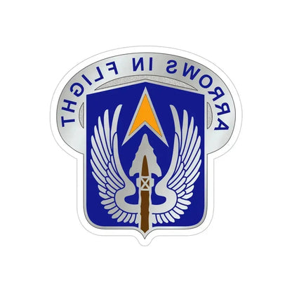 112 Aviation Regiment (U.S. Army) REVERSE PRINT Transparent Die-Cut STICKER - The Sticker Space