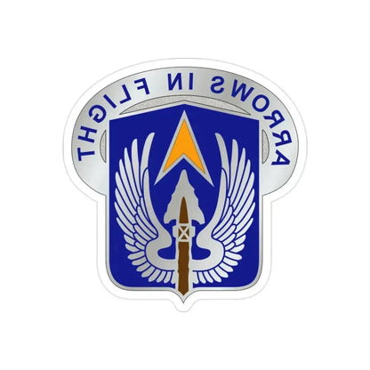 112 Aviation Regiment (U.S. Army) REVERSE PRINT Transparent Die-Cut STICKER - The Sticker Space