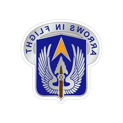 112 Aviation Regiment (U.S. Army) REVERSE PRINT Transparent Die-Cut STICKER - The Sticker Space
