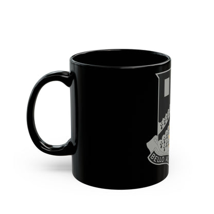 112 Engineer Battalion (U.S. Army) Black Coffee Mug-The Sticker Space