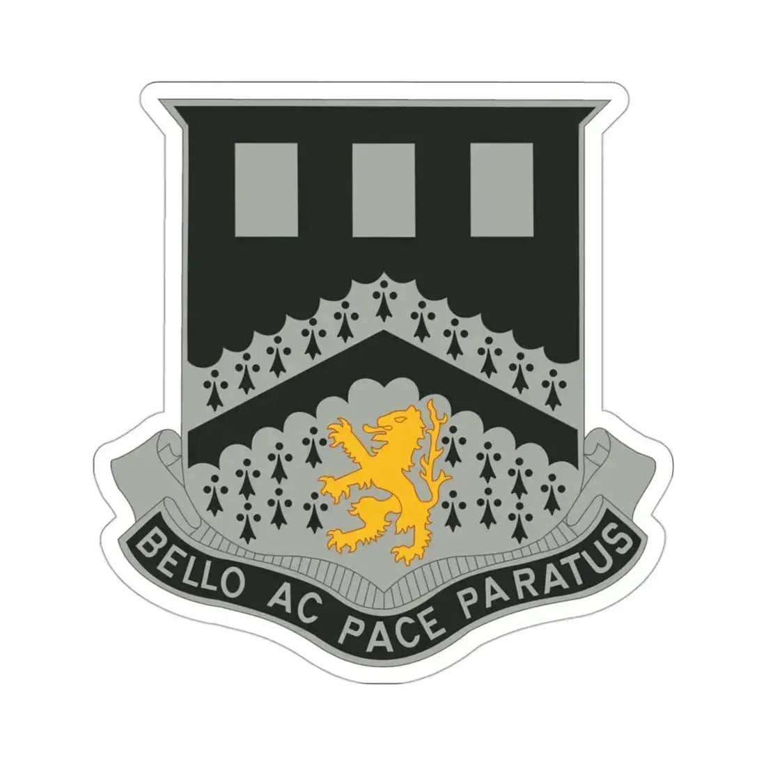 112 Engineer Battalion (U.S. Army) STICKER Vinyl Die-Cut Decal 3 Inch - The Sticker Space