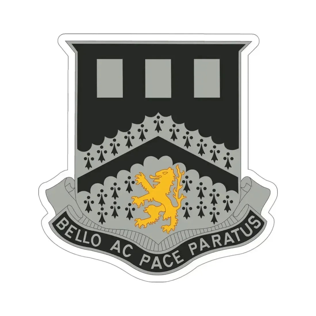 112 Engineer Battalion (U.S. Army) STICKER Vinyl Die-Cut Decal 4 Inch - The Sticker Space