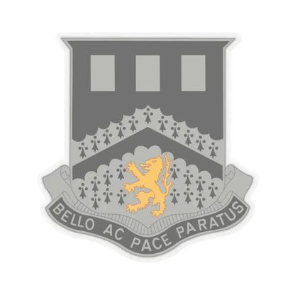 112 Engineer Battalion (U.S. Army) STICKER Vinyl Kiss-Cut Decal 2 Inch Transparent - The Sticker Space