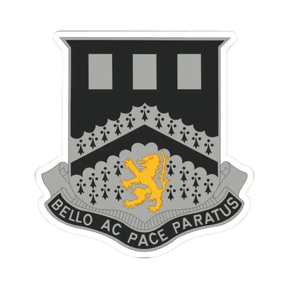 112 Engineer Battalion (U.S. Army) STICKER Vinyl Kiss-Cut Decal 3 Inch White - The Sticker Space