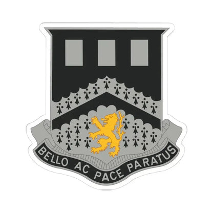 112 Engineer Battalion (U.S. Army) STICKER Vinyl Kiss-Cut Decal 4 Inch White - The Sticker Space