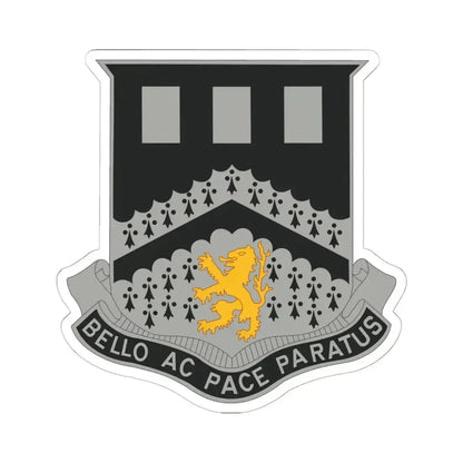 112 Engineer Battalion (U.S. Army) STICKER Vinyl Kiss-Cut Decal 6 Inch White - The Sticker Space