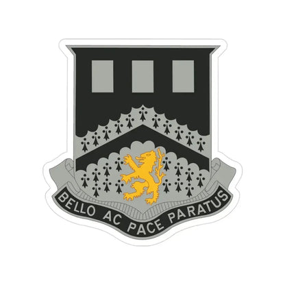 112 Engineer Battalion (U.S. Army) Transparent STICKER Die-Cut Vinyl Decal 3 Inch - The Sticker Space