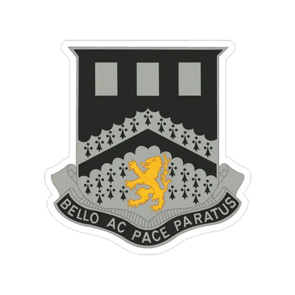 112 Engineer Battalion (U.S. Army) Transparent STICKER Die-Cut Vinyl Decal - The Sticker Space