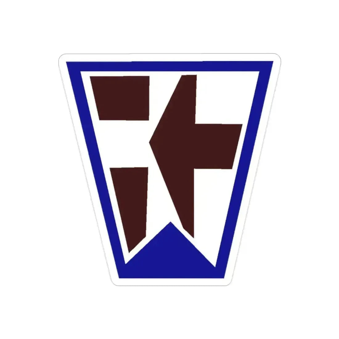 112 Medical Brigade (U.S. Army) REVERSE PRINT Transparent Die-Cut STICKER 2 Inch Die-Cut Transparent - The Sticker Space