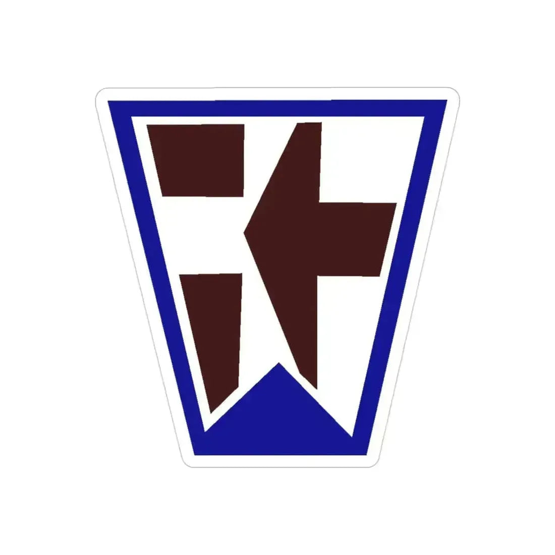 112 Medical Brigade (U.S. Army) REVERSE PRINT Transparent Die-Cut STICKER 3 Inch Die-Cut Transparent - The Sticker Space