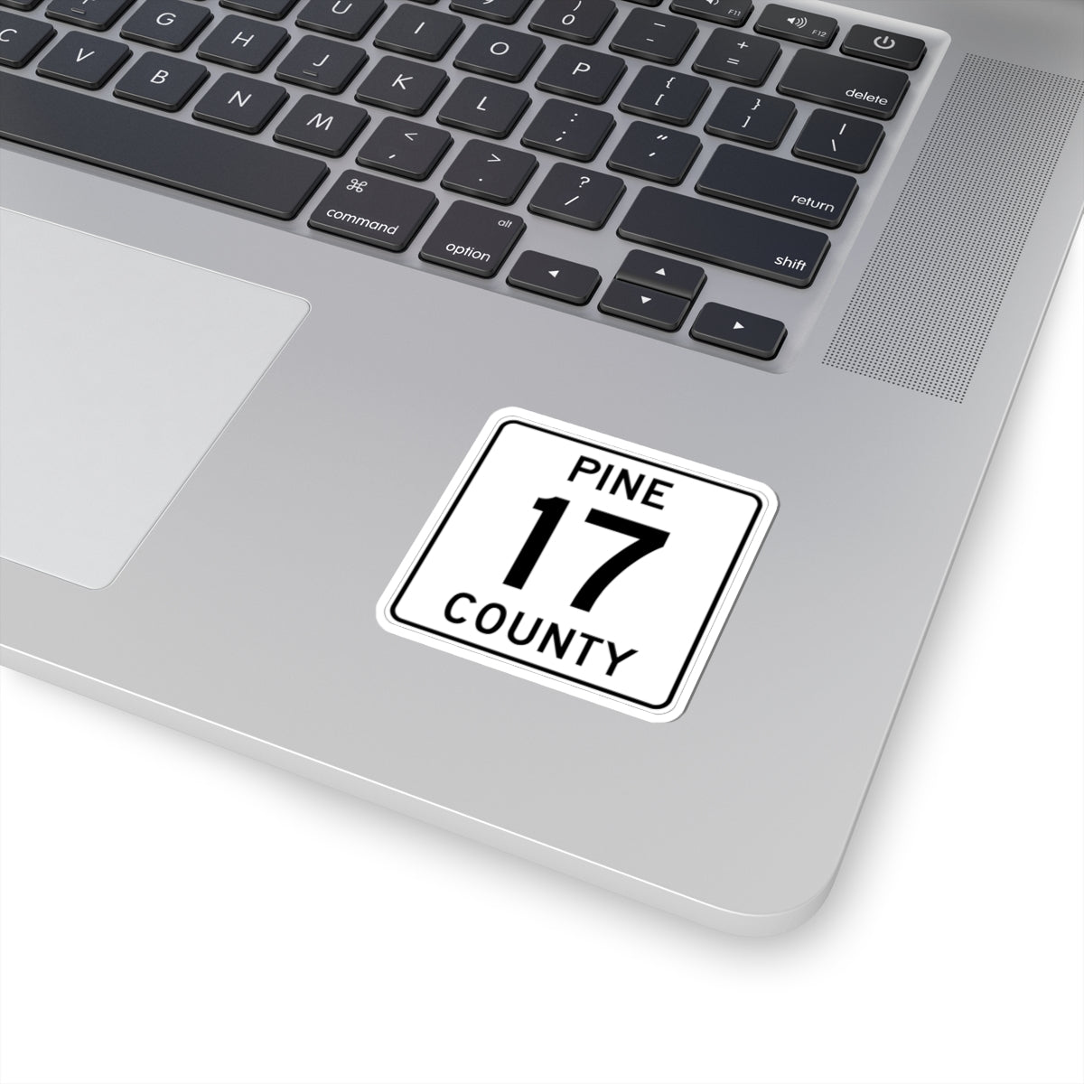 Pine County Route 17 MN (Minnesota) (Road Sign) STICKER Vinyl Kiss-Cut Decal
