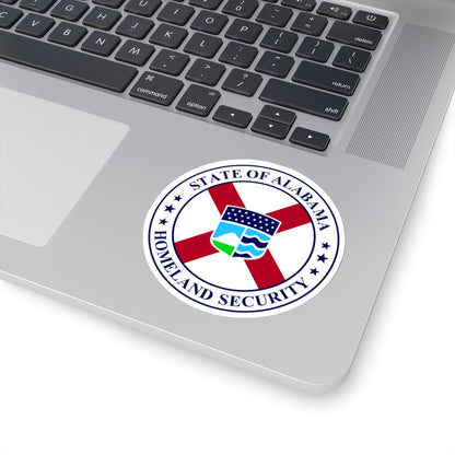 Seal of the Alabama Department of Homeland Security - STICKER Vinyl Kiss-Cut Decal