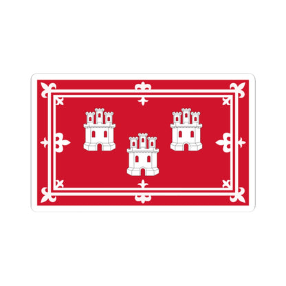 City Flag of Aberdeen (Scotland) STICKER Vinyl Kiss-Cut Decal