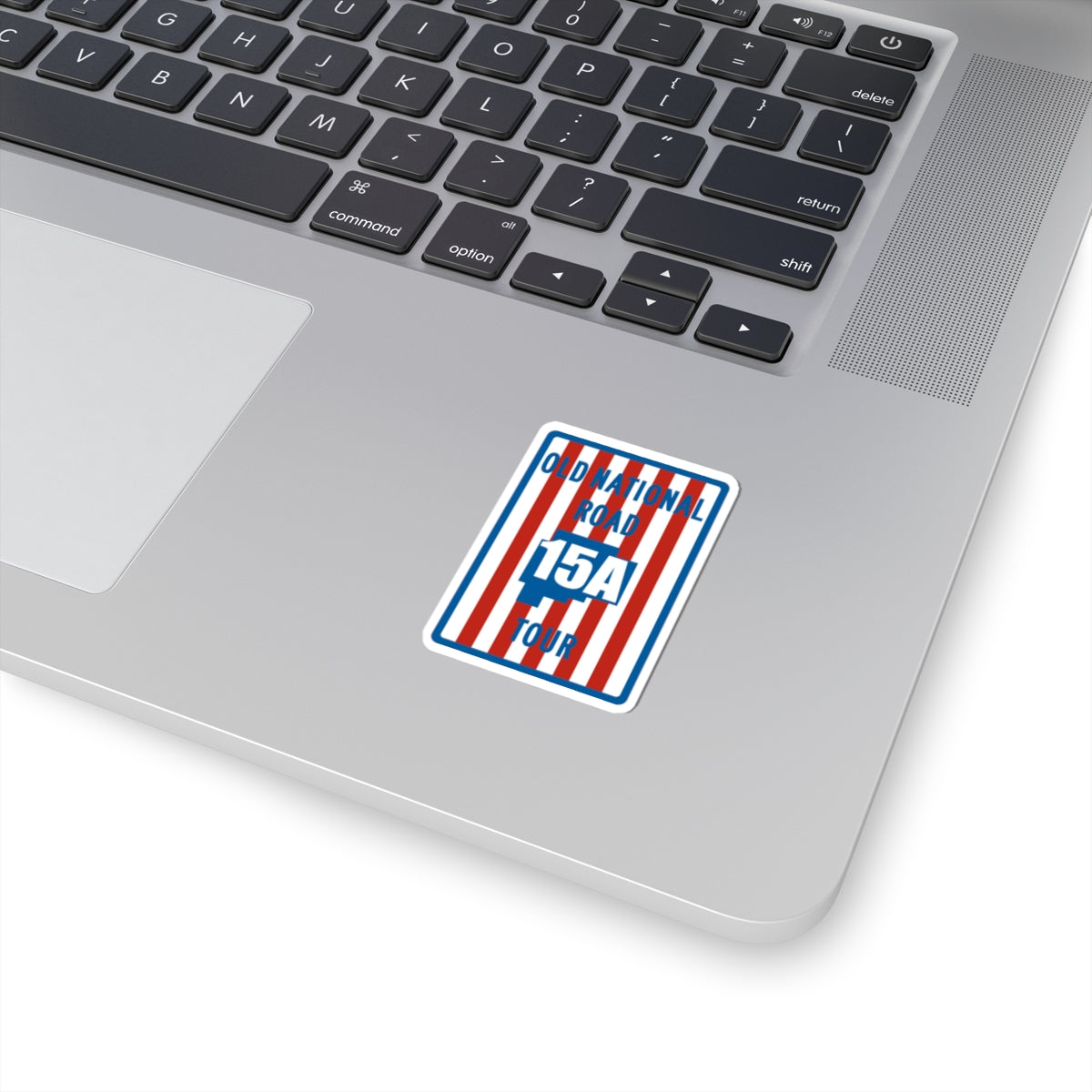 Old National Road Tour 15A (Ohio) (Road Sign) STICKER Vinyl Kiss-Cut Decal