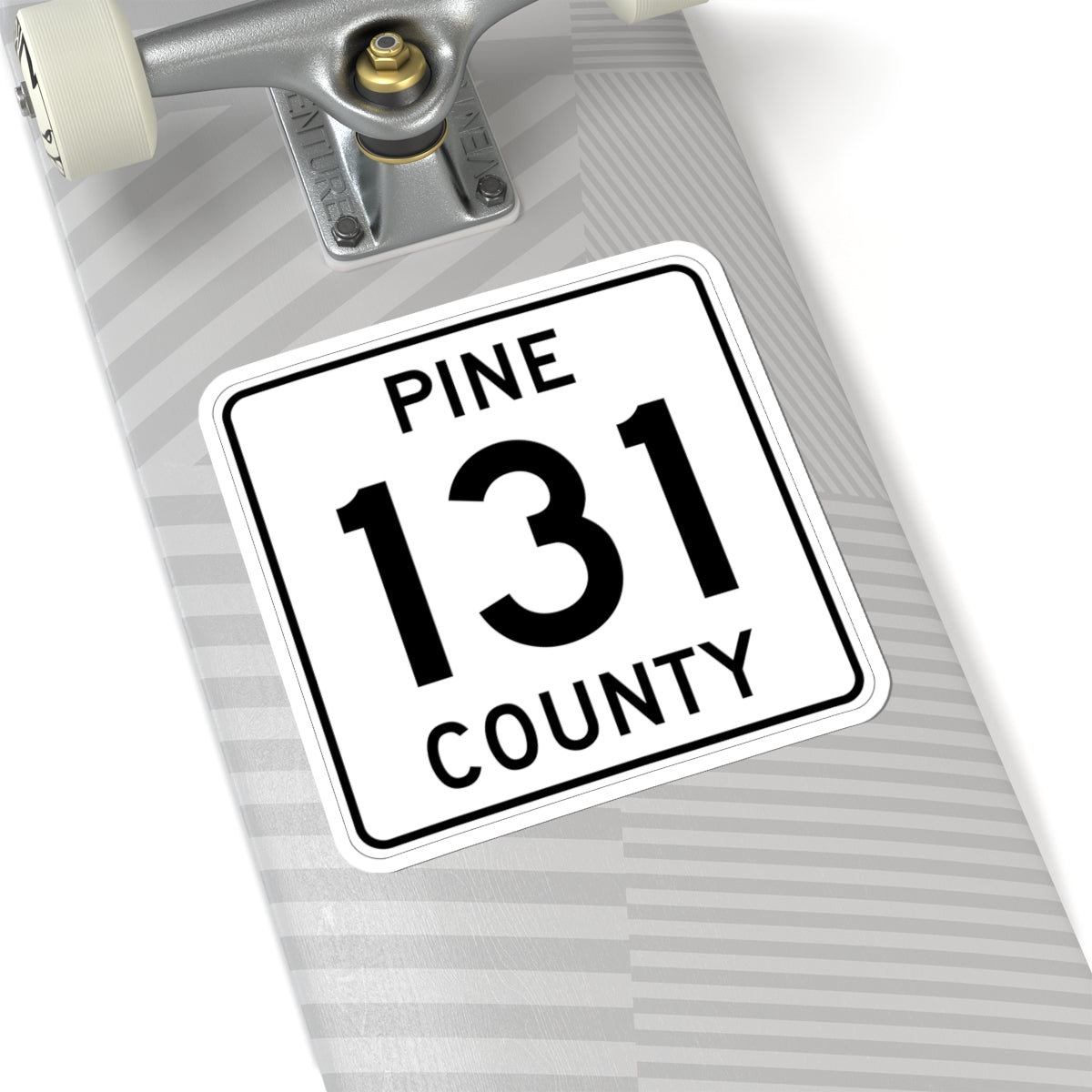Pine County Route 131 MN (Minnesota) (Road Sign) STICKER Vinyl Kiss-Cut Decal