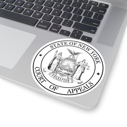 Seal of the New York Court of Appeals - STICKER Vinyl Kiss-Cut Decal