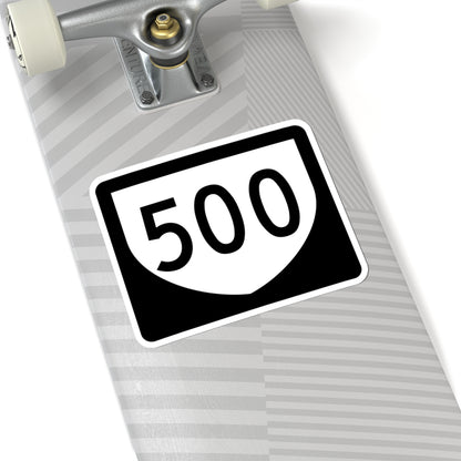 PR urban primary 500 (Puerto Rico) (Road Sign) STICKER Vinyl Kiss-Cut Decal