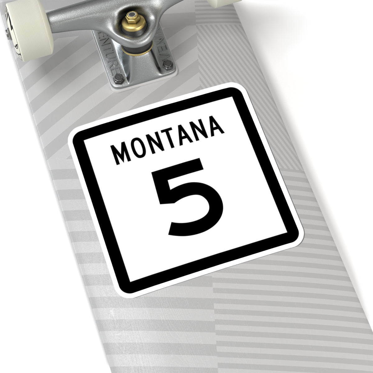MT-5 (Montana) (Road Sign) STICKER Vinyl Kiss-Cut Decal