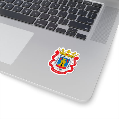 Escudo de Motril (Spain) (Coat of Arms) STICKER Vinyl Kiss-Cut Decal