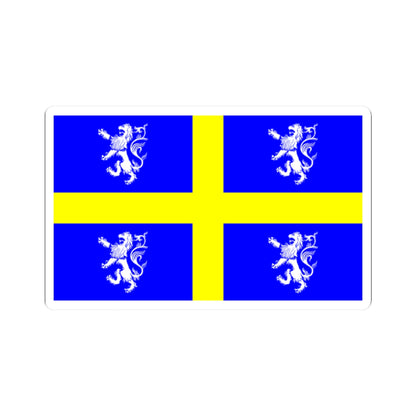 Flag of the Diocese of Durham (England) STICKER Vinyl Kiss-Cut Decal